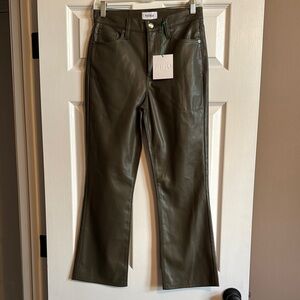 Pistola Women's Olive Jeans Vegan Leather